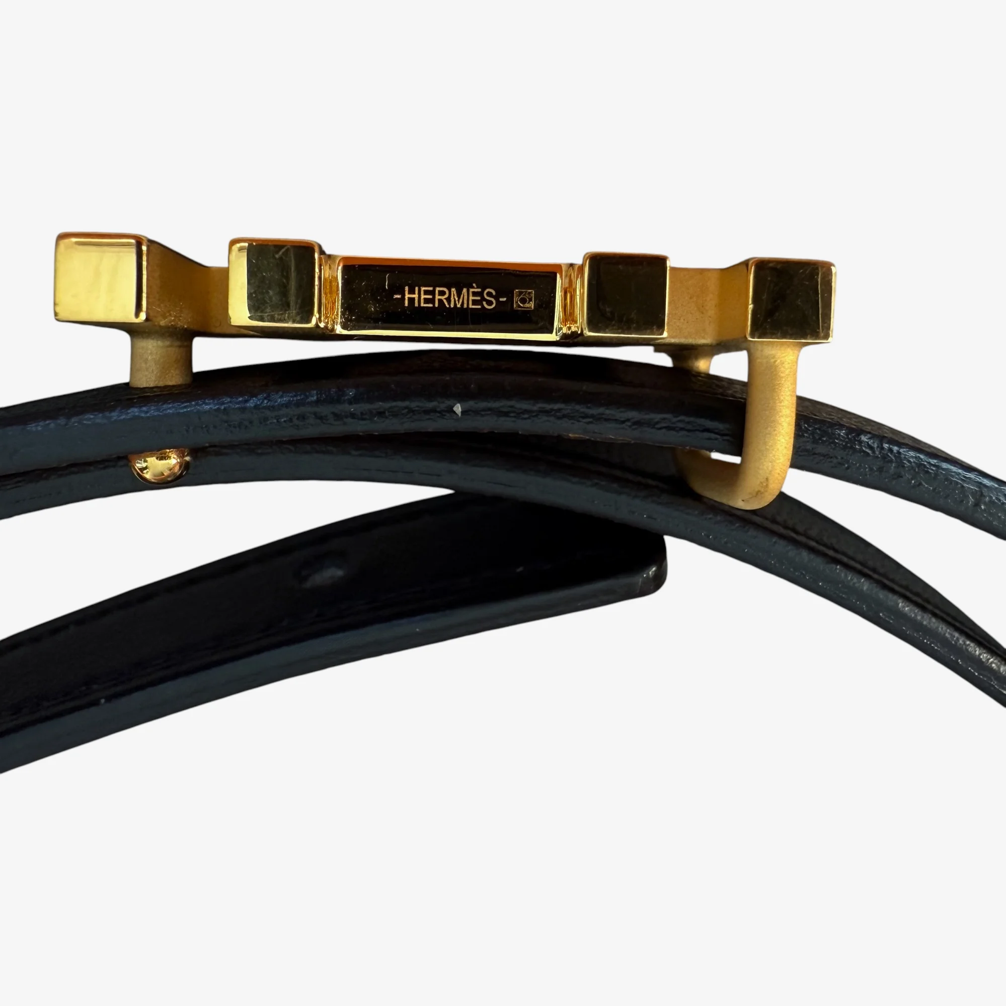 Hermès H au Carré Reversible Leather Strap 13 mm - Image 7
