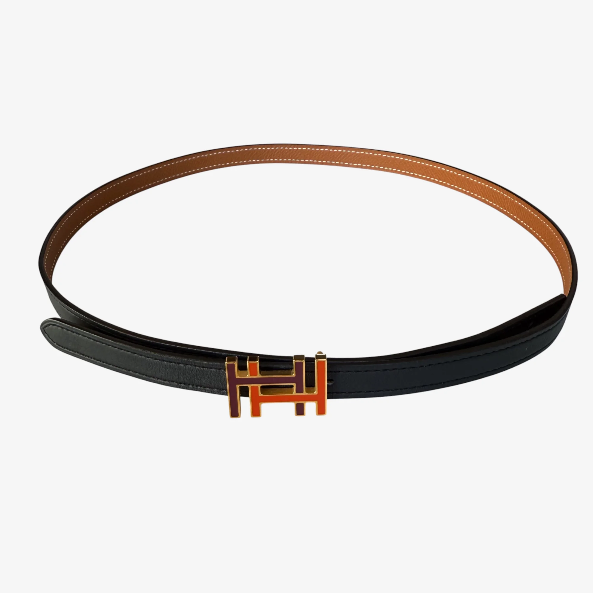 Hermès H au Carré Reversible Leather Strap 13 mm - Image 5