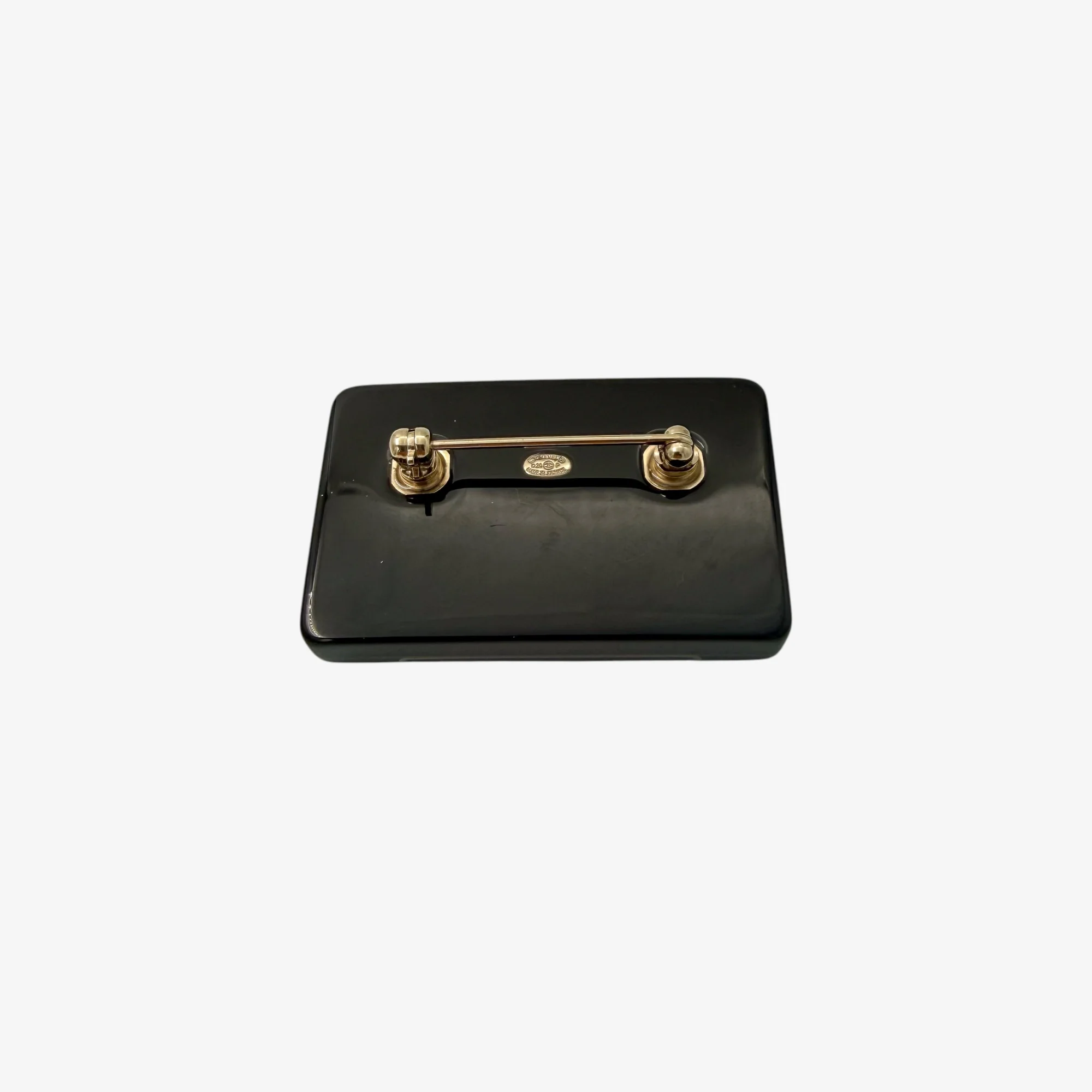 Chanel Casette Tape CC Brooch- Resin& Strass (2020) - Image 5