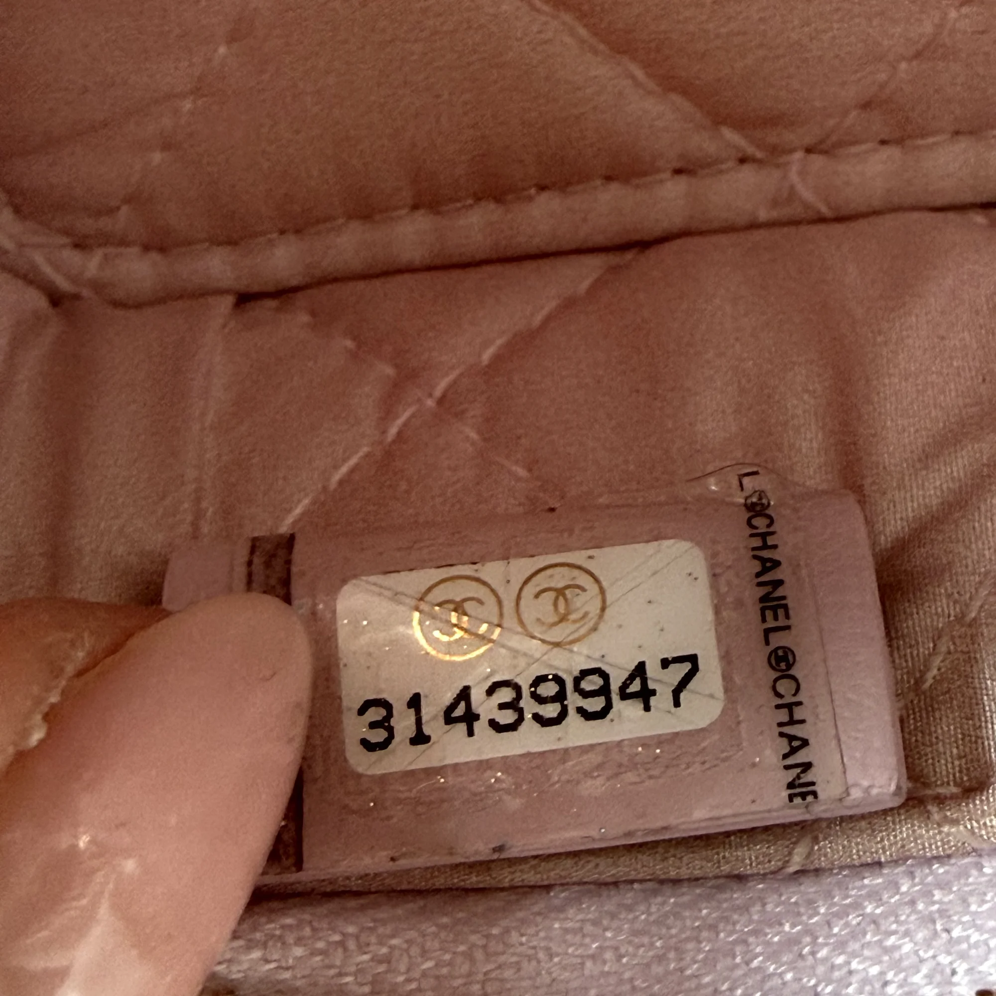 Chanel Small Jewelry Pouch 21S Light Pink - Image 9