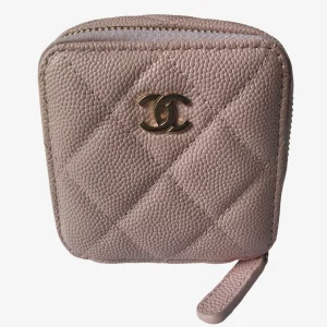Chanel Small Jewelry Pouch 21S Light Pink