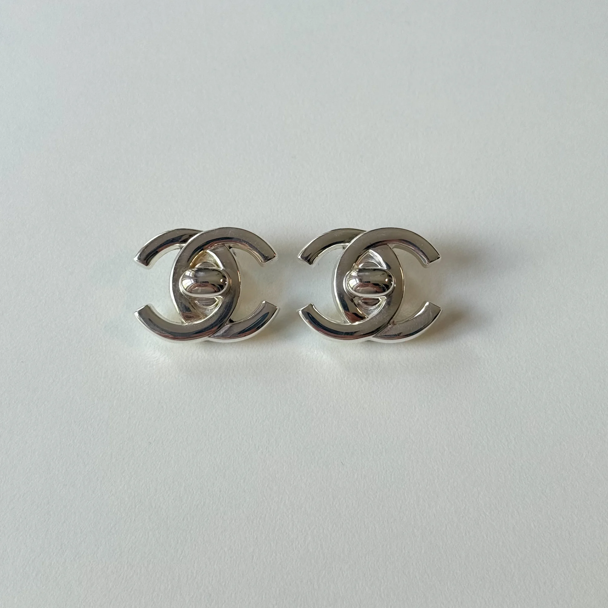 Chanel CC Turnlock Earrings (1996) - Image 3